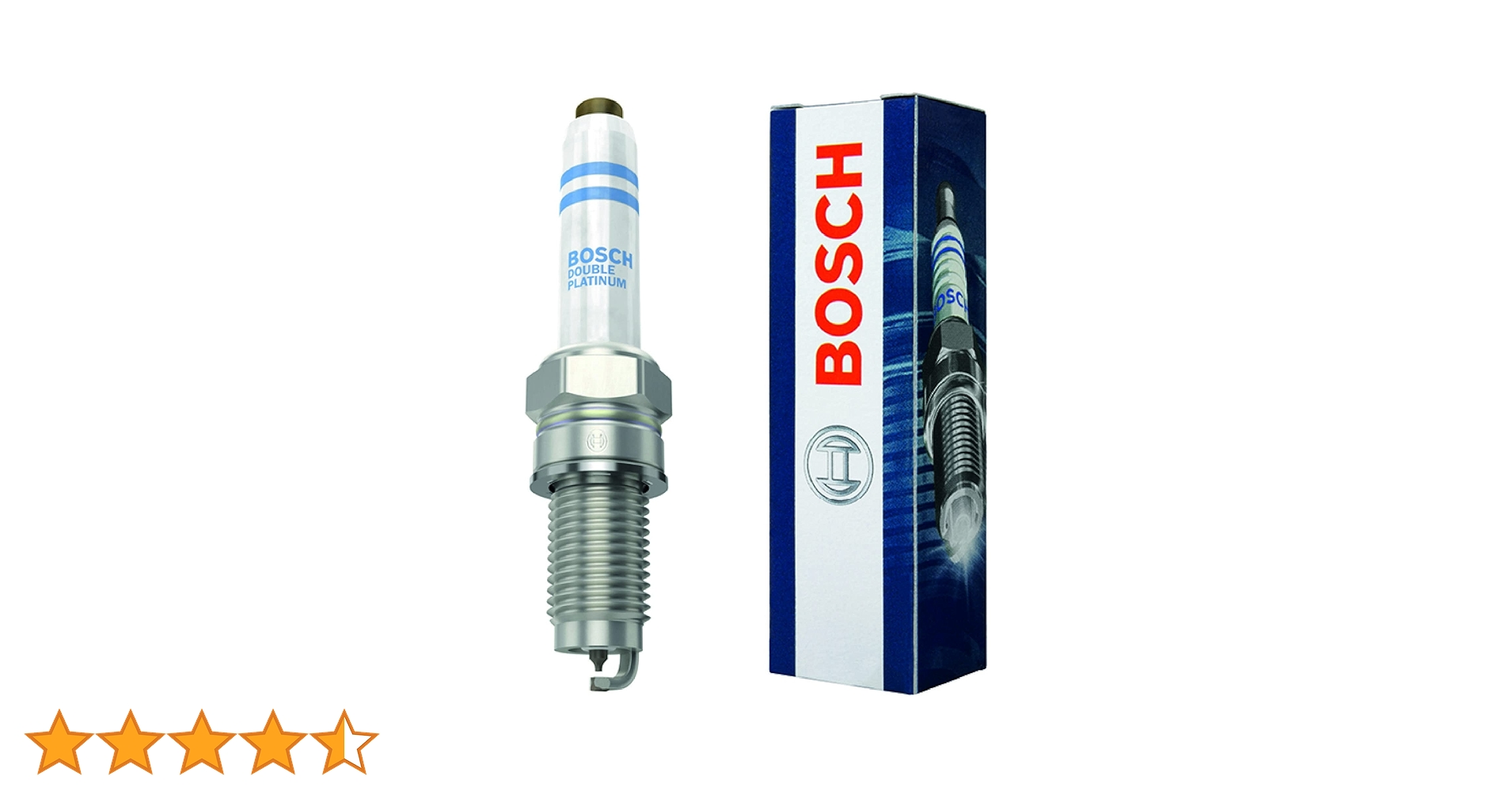 BOO（5点） Bosch Y5KPP332 - Zündkerzen Double Platinum - 1 Stück